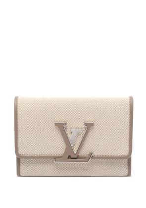 Louis Vuitton Pre-Owned 2021-2025 Canvas Capucines Compact Trifold Wallet small wallets - Brown