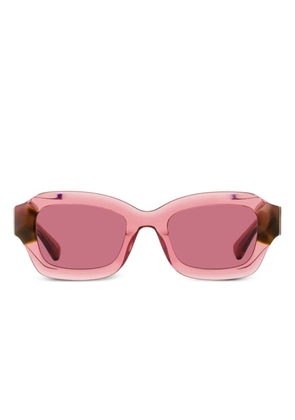 Longchamp 749 rectangular-frame sunglasses - Pink