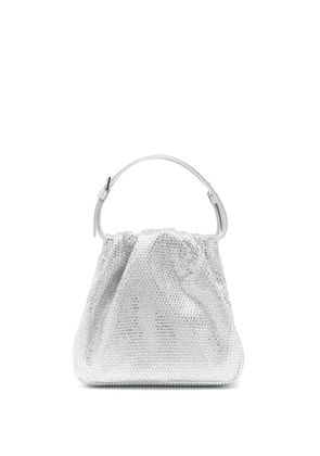 Amina Muaddi Vittoria mini bag - Silver