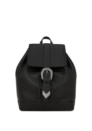 Karl Lagerfeld Jeans buckle-fastening drawstring backpack - Black