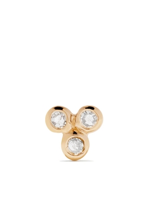 Maria Black 14kt yellow gold Triad diamond stud