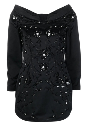 DSQUARED2 embellished off-shoulder minidress - Black