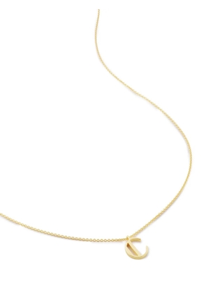 Monica Vinader Alphabet C pendant necklace - Gold