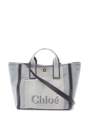 Chloé Pre-Owned 2010-2025 Canvas Carry tote bag - Blue