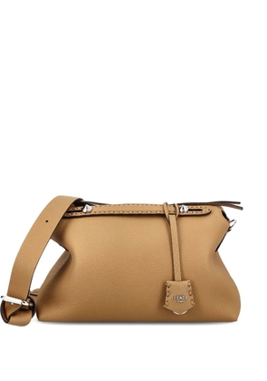 FENDI large By The Way Selleria hand-stitched tote bag - Brown