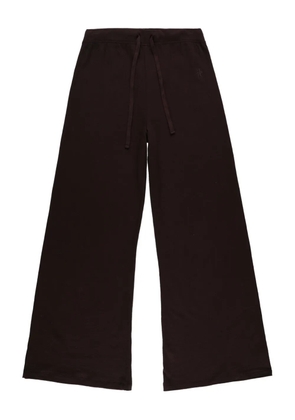 ETERNE drawstring wide-leg track pants - Brown
