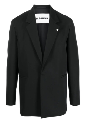 Jil Sander brooch-detail blazer - Black