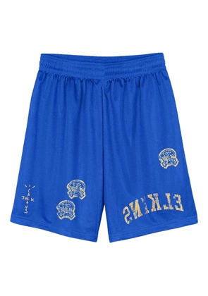 Travis Scott graphic-print short - Blue