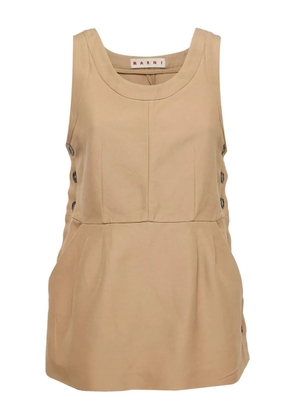 Marni Pre-Owned cotton top - Brown