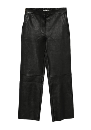 Max & Moi stretch leather trousers - Black