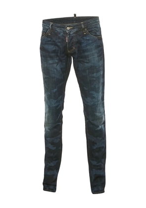 DSQUARED2 camouflage-print jeans - Blue