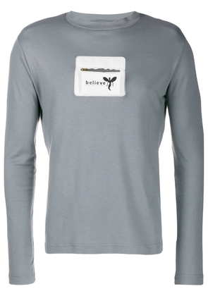 Walter Van Beirendonck Pre-Owned 1997/98's Avatar Believe longsleeved T-shirt - Grey