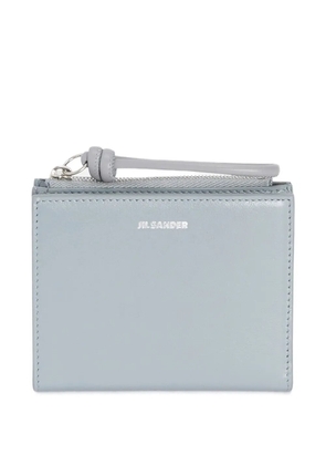 Jil Sander Giro leather wallet - Grey