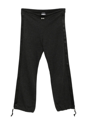 CHANEL Pre-Owned 2002 logo band track pants - Grey