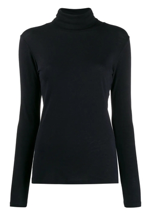 Majestic Filatures turtle neck knitted top - Blue