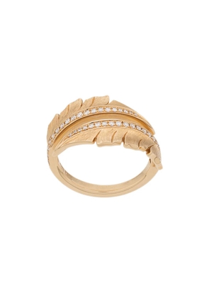 Stephen Webster embellished leaf ring - Gold