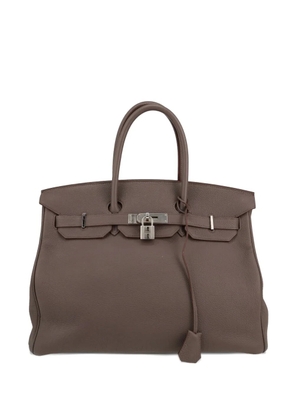 Hermès Pre-Owned 2014 Birkin 35 Togo leather handbag - Grey