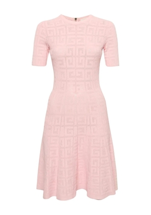 Givenchy Pre-Owned monogram flared dress - Pink