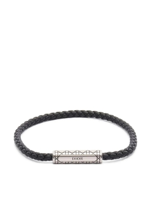 Christian Dior Pre-Owned 2000s Cannage leather bracelet - Black