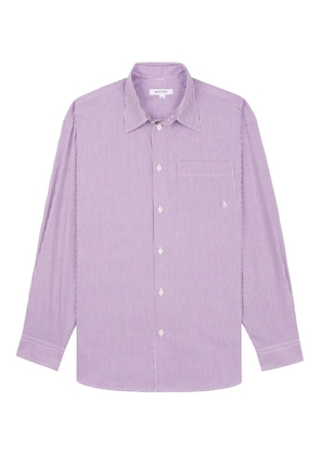 Sporty & Rich striped button-up shirt - Purple