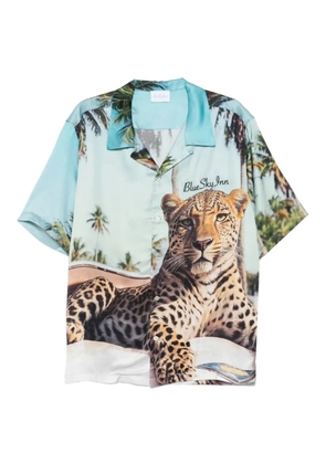 BLUE SKY INN leopard-print shirt - Green