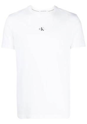 Calvin Klein logo-print cotton T-shirt - White