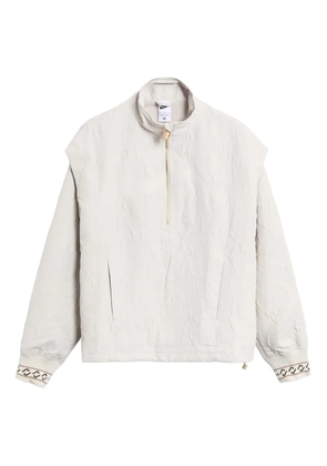 Nike textured panelled jacket - 072 Light Bone/Phantom