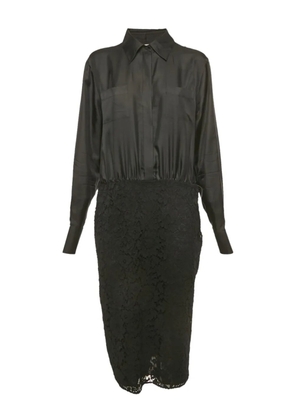 Valentino Pre-Owned floral-lace dress - Black