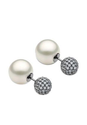 Yoko London south sea pearl diamond earrings - Black