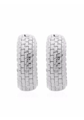 Monica Vinader Heirloom huggie earrings - Silver