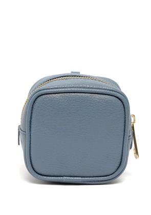 Sarah Chofakian logo-print leather wallet - Blue