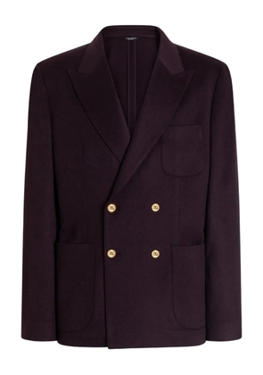 Dolce & Gabbana double-breasted button jacket - Purple