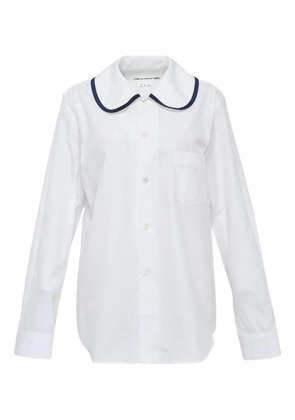 Comme Des Garçons Girl Peter Pan-collar shirt - White
