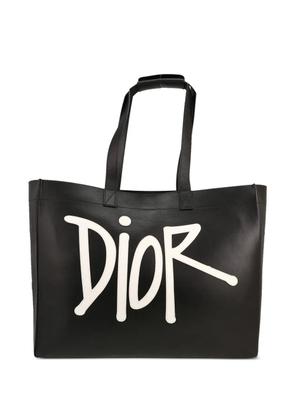 Christian Dior Pre-Owned x Stüssy D-Dior Editions Limitées shopping bag - Black