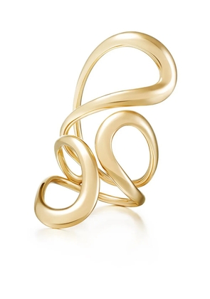 Melissa Kaye 18kt yellow gold Aria Jane large ring