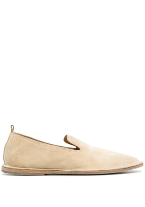 Marsèll Strasacco round-toe suede loafers - Neutrals