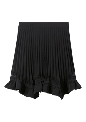 Claudie Pierlot pleated A-line short skirt - Black