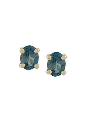 Wouters & Hendrix Gold 18kt yellow gold topaz Charleston Chapters stud earrings - Blue