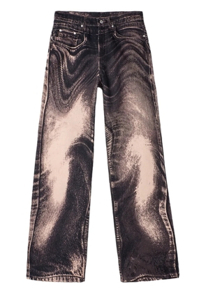 CamperLab melting-effect mid-rise straight-leg jeans - Pink