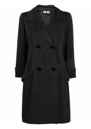 Christian Dior Pre-Owned 1970s double-breasted trench coat - Black