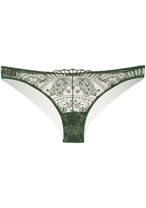 I.D. Sarrieri embroidered briefs - Green