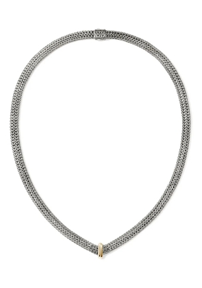 John Hardy sterling silver and 14K yellow gold Icon Link necklace