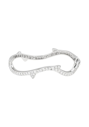 Christian Dior Pre-Owned white gold Bois de Rose diamond bracelet - Silver