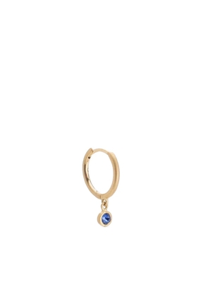 We by WHITEbIRD 18kt yellow gold Ada blue sapphire hoop earring