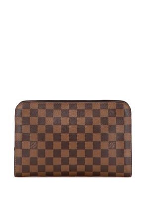 Louis Vuitton Pre-Owned 2003 Damier Ebene Saint Louis Pochette clutch bag - Brown