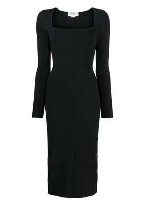 Victoria Beckham fitted square-neck dress - Black