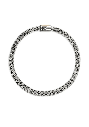 John Hardy 14K yellow gold and sterling silver Icon bracelet