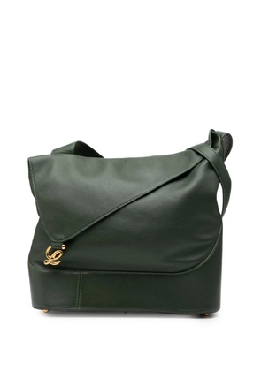 Loewe Pre-Owned 2010-2025 Leather Anton crossbody bag - Green