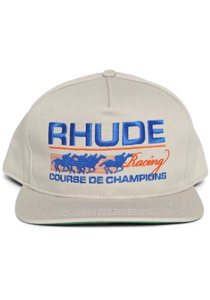 RHUDE Course de Champions baseball cap - Neutrals