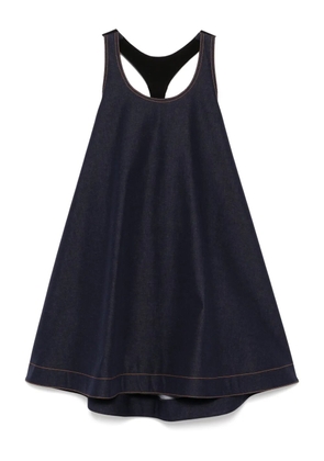 Monse racerback boxy mini dress - Blue